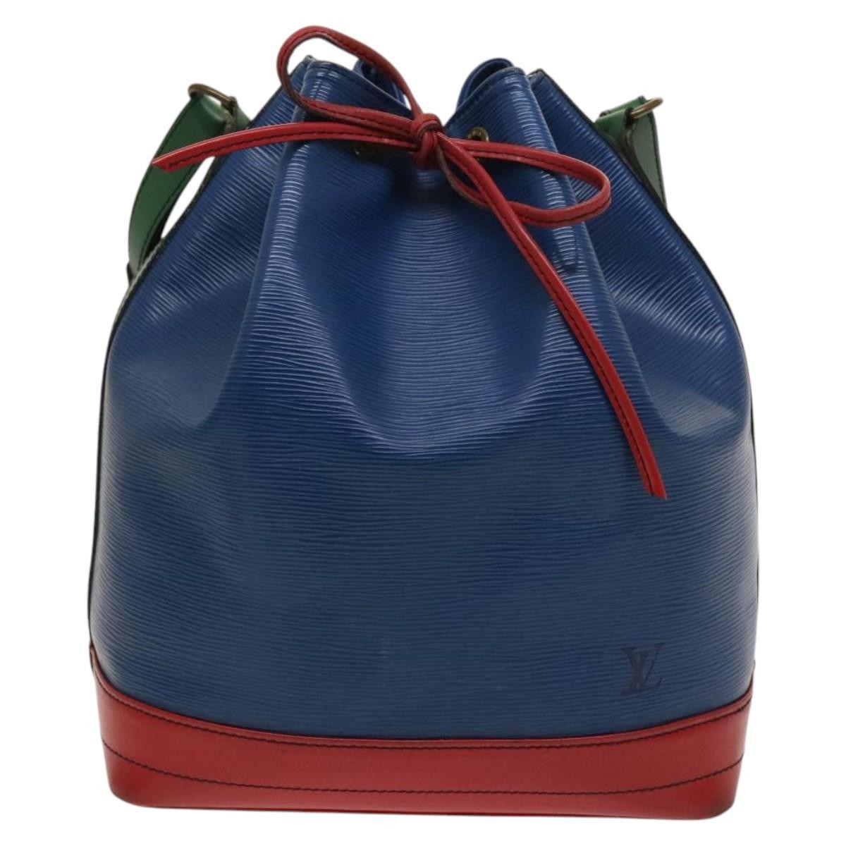 Louis Vuitton Tricolor Noe Handbag Epi Leather, BLUE, LEATHER, Handbag