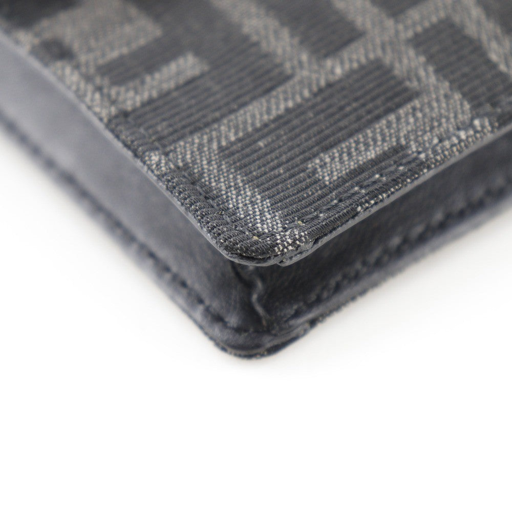 Fendi Baguette Convertible Belt Bag Zucca canvas, BLACK, CANVAS, Crossbody bag