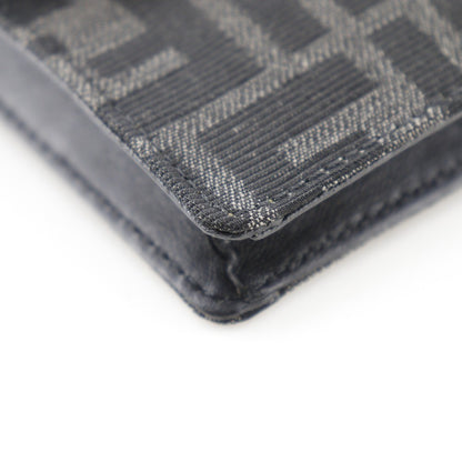 Fendi Baguette Convertible Belt Bag Zucca canvas, BLACK, CANVAS, Crossbody bag