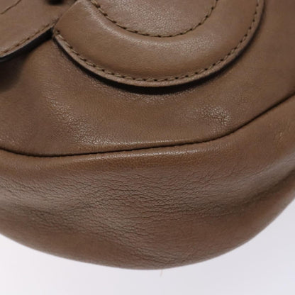 Salvatore Ferragamo Vintage Handbag Leather, BROWN, LEATHER, Handbag