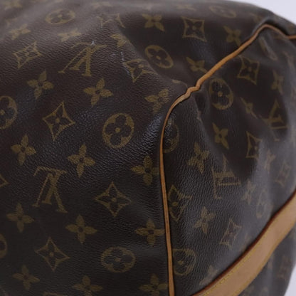 Louis Vuitton Keepall Bandouliere Bag Monogram Canvas, BROWN, CANVAS, Travel bag