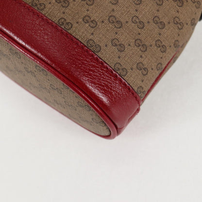 Gucci Doraemon Bucket Bag Printed Mini GG Coated Canvas, BEIGE, PVC, Handbag