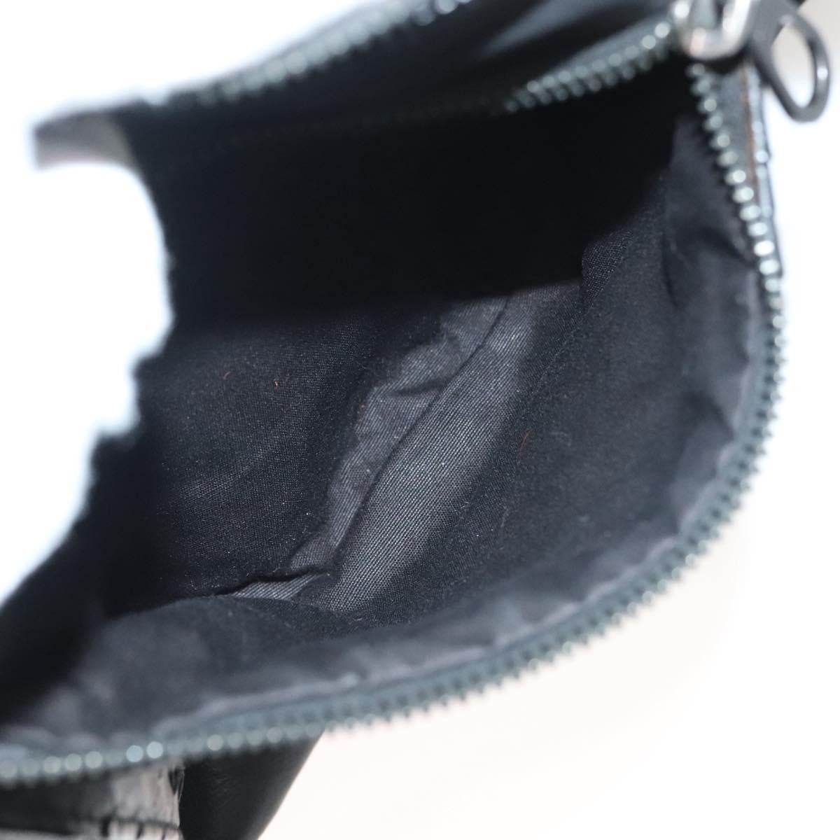 Bottega Veneta Utility Waist Bag Leather with Intrecciato, BLACK, LEATHER, Clutche & pouche