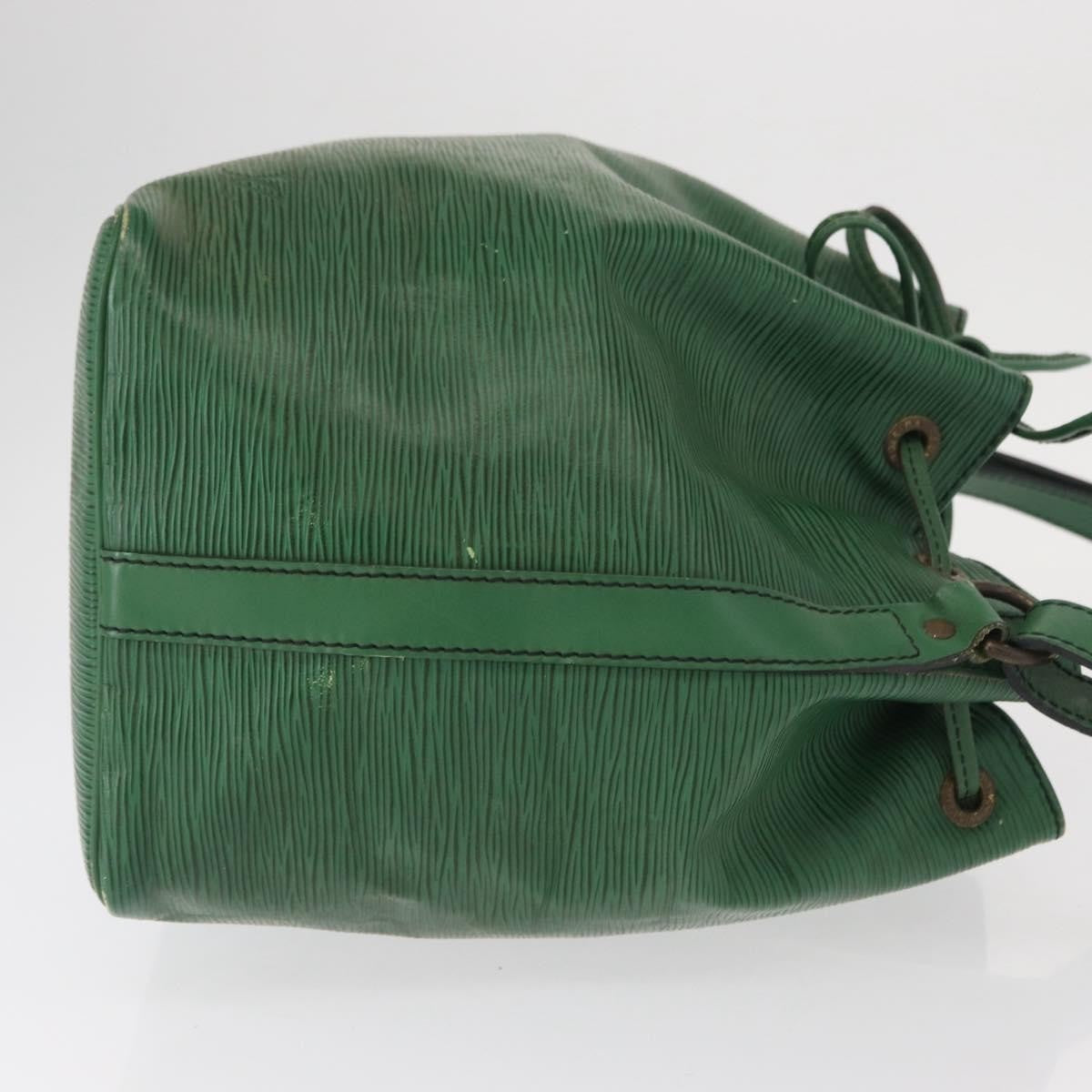 Louis Vuitton Petit Noe Handbag Epi Leather, GREEN, LEATHER, Shoulder bag