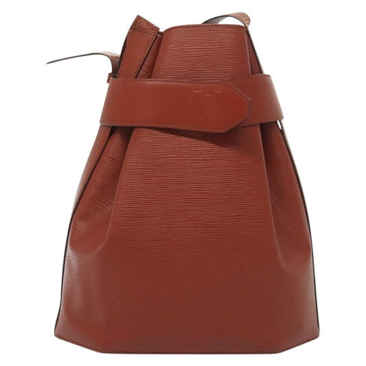 Louis Vuitton Vintage Sac d'Epaule Handbag Epi Leather, BROWN, LEATHER, Handbag