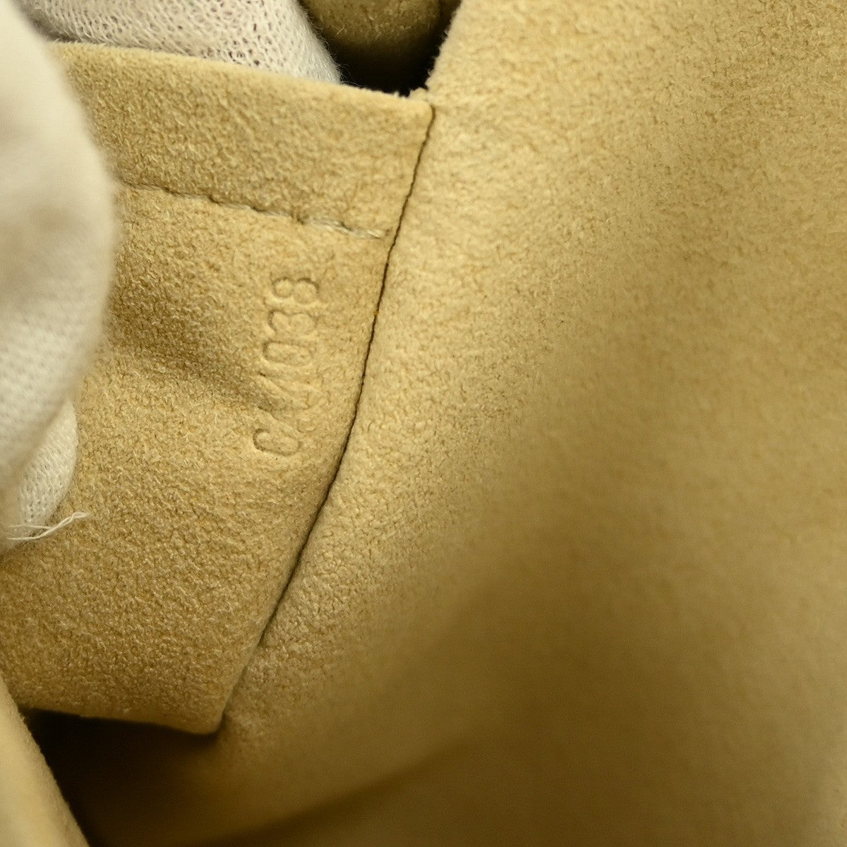 Louis Vuitton Hampstead Handbag Damier, WHITE, CANVAS, Tote bag