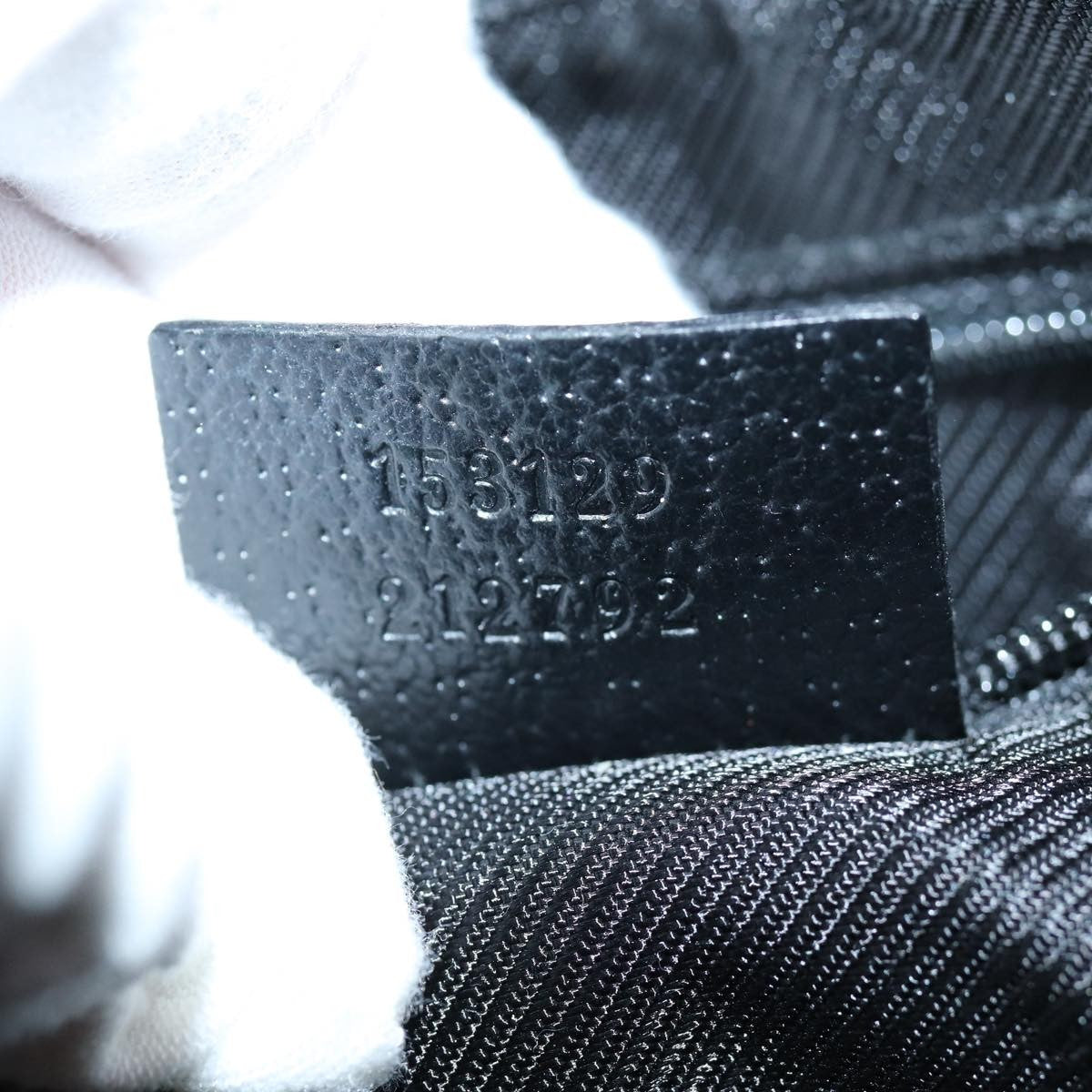 Gucci GG canvas pouch Canvas, BLACK, CANVAS, Clutche & pouche