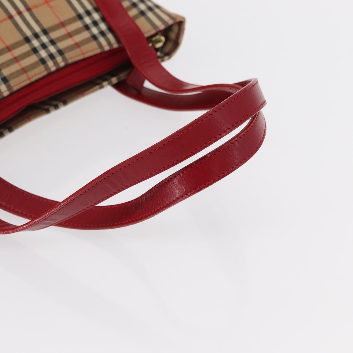 Burberry Nova Check Handbag Nova Check Canvas and leather, BEIGE, CANVAS, Handbag