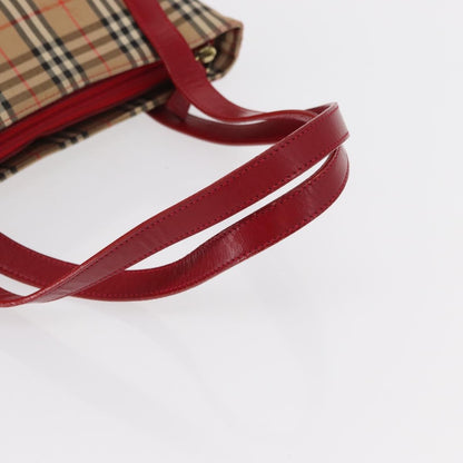 Burberry Nova Check Handbag Nova Check Canvas and leather, BEIGE, CANVAS, Handbag