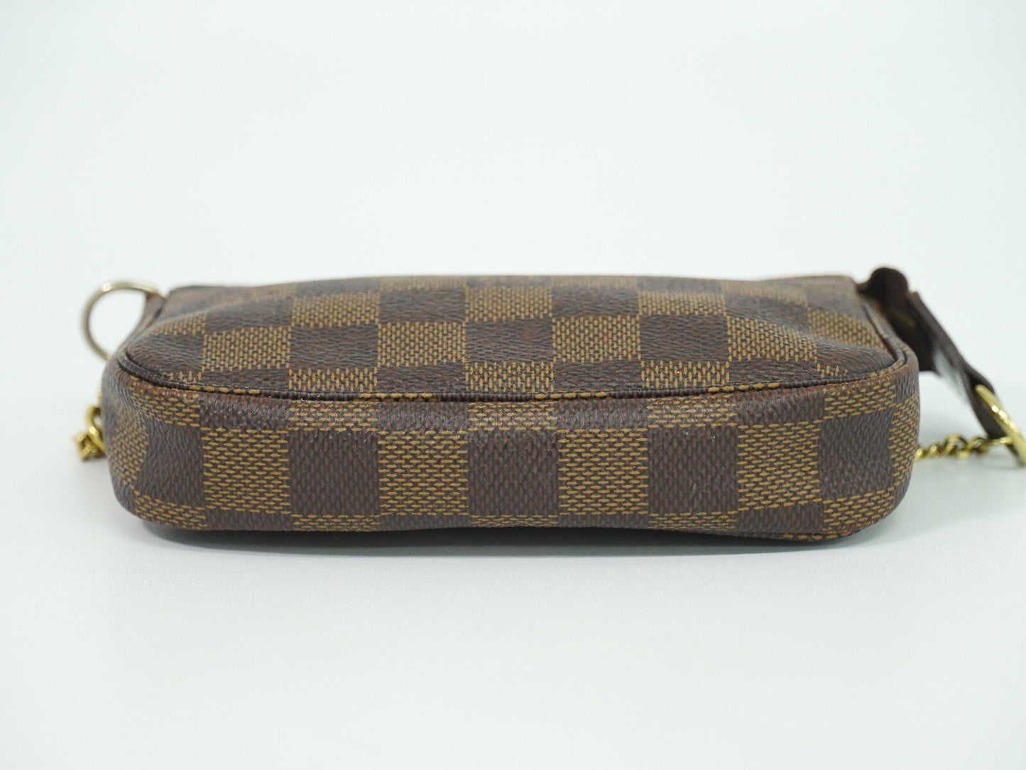 Louis Vuitton Pochette Accessoires Damier, BROWN, CANVAS, Clutche & pouche