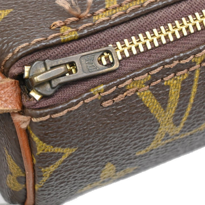 Louis Vuitton Papillon Pochette Monogram Canvas, BROWN, CANVAS, Clutche & pouche