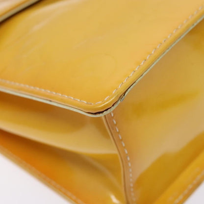 Louis Vuitton Spring Street Handbag Monogram Vernis, YELLOW, PATENT_LEATHER, Handbag