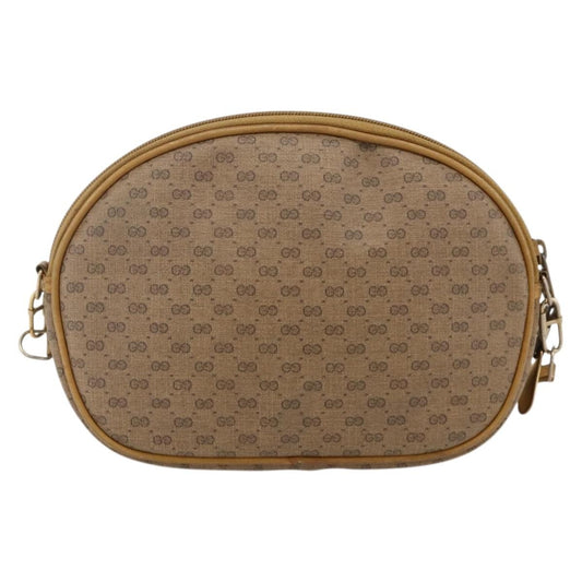 Gucci Micro GG supreme shoulder bag GG canvas, Beige, PVC, Shoulder Bag