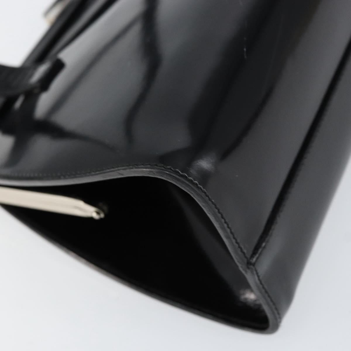 Salvatore Ferragamo Vintage Tote bag Patent Leather, BLACK, PATENT_LEATHER, Tote bag