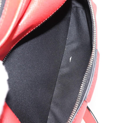 Louis Vuitton Outdoor Messenger Bag Taiga Leather, RED, LEATHER, Crossbody bag