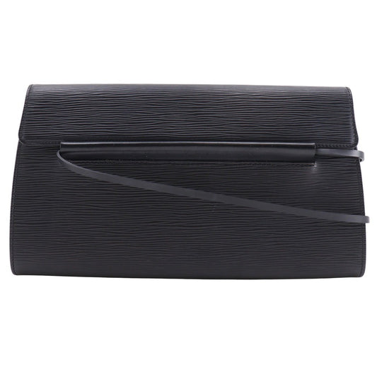 Louis Vuitton Dinard Handbag Epi Leather, BLACK, LEATHER, Shoulder bag