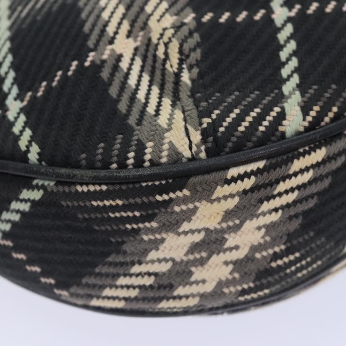 Burberry Nova Check Blue Label Canvas, BLACK, CANVAS, Shoulder bag