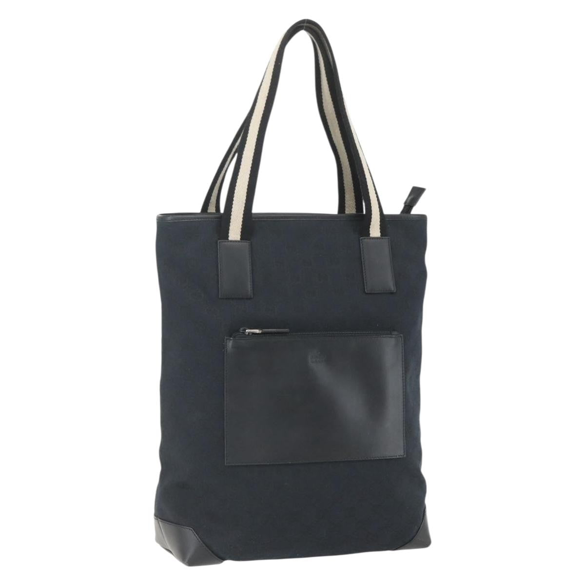 Gucci GG Canvas Bag Canvas, BLACK, CANVAS, Tote bag