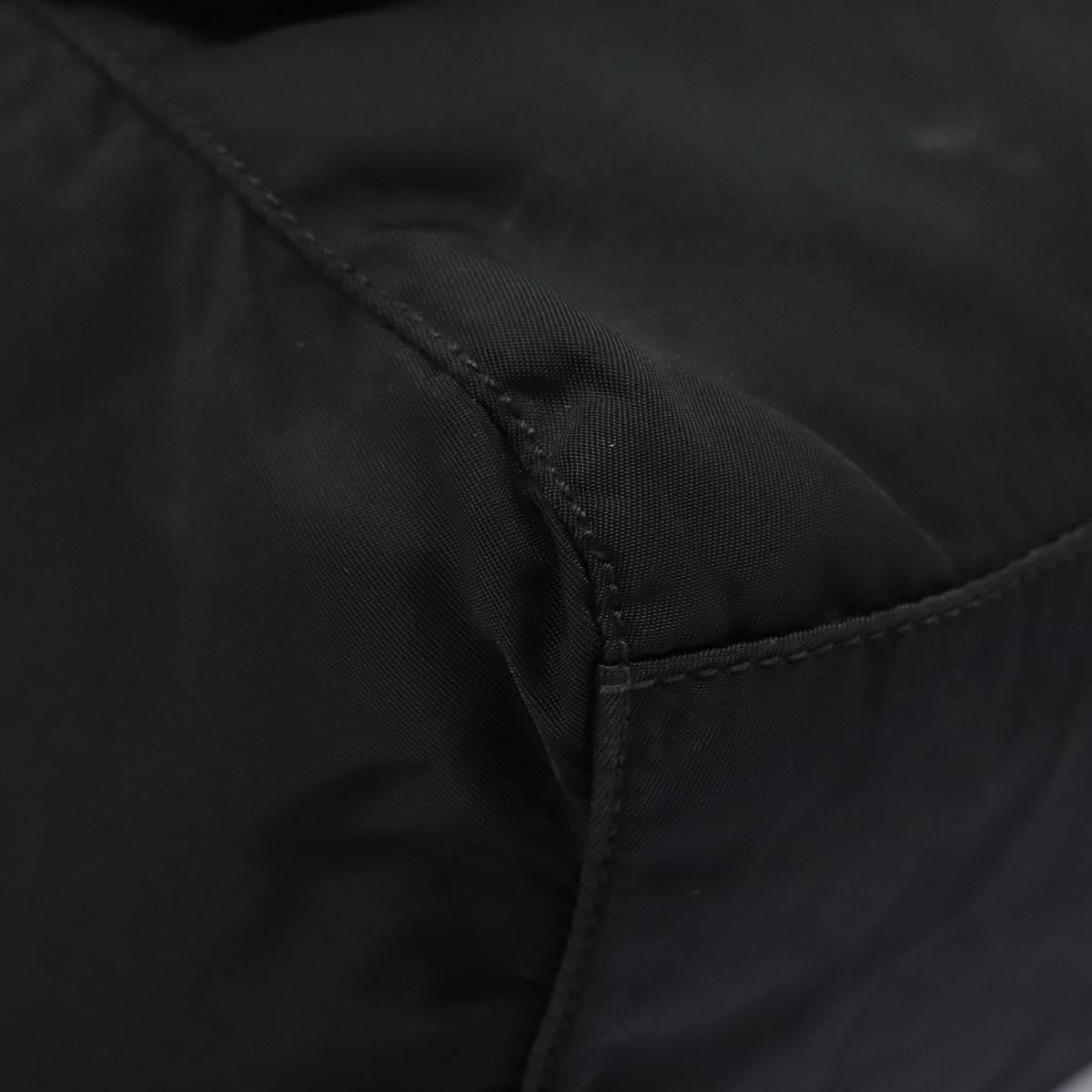 Prada Flap Drawstring Backpack Tessuto, BLACK, NYLON, Backpack