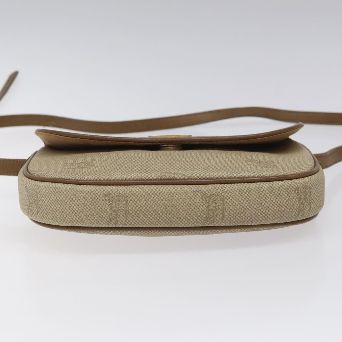 Burberry Vintage Shoulder Bag Canvas, BEIGE, CANVAS, Shoulder bag