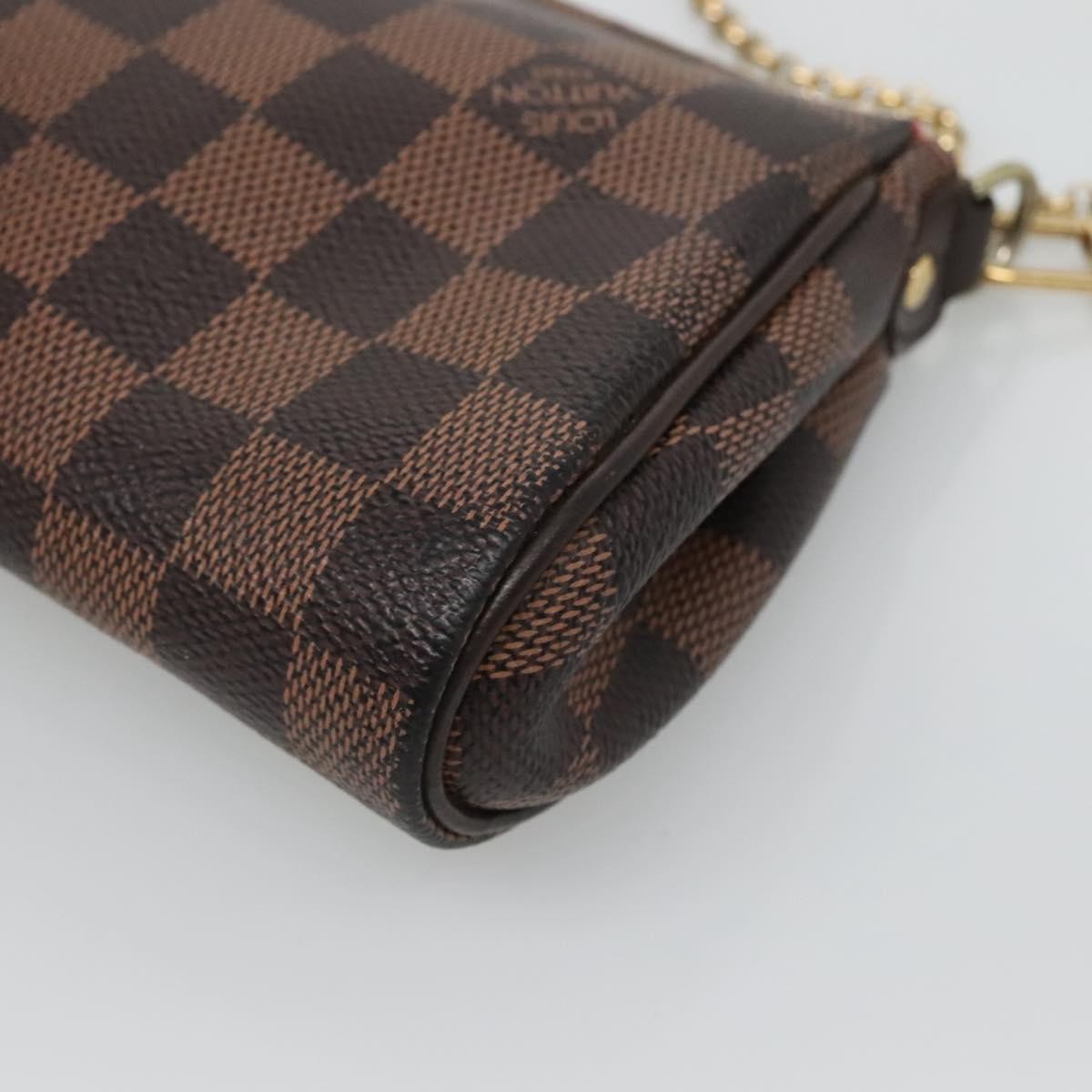 Louis Vuitton Eva Handbag Damier, BROWN, CANVAS, Shoulder bag