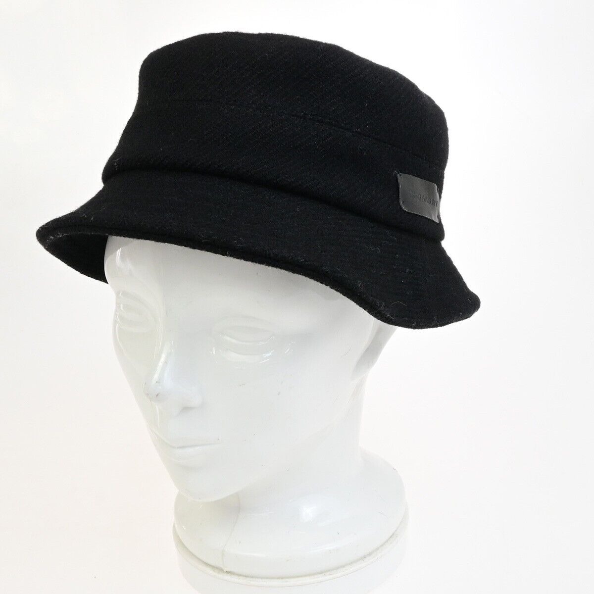 Burberry Nova Check Bucket Hat Wool Cotton, BLACK, WOOL, Head accessory