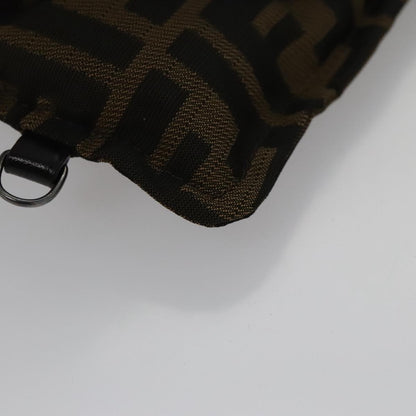 Fendi Roll Tote Zucca Canvas, BROWN, CANVAS, Tote bag