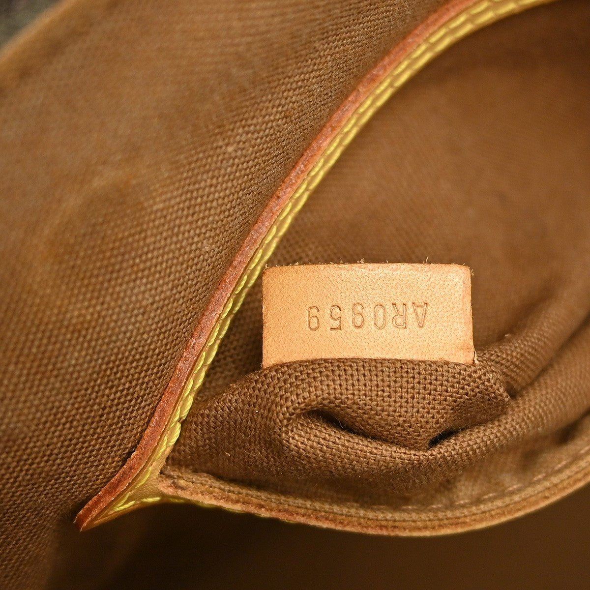 Louis Vuitton Alma Handbag Monogram Canvas, BROWN, CANVAS, Handbag