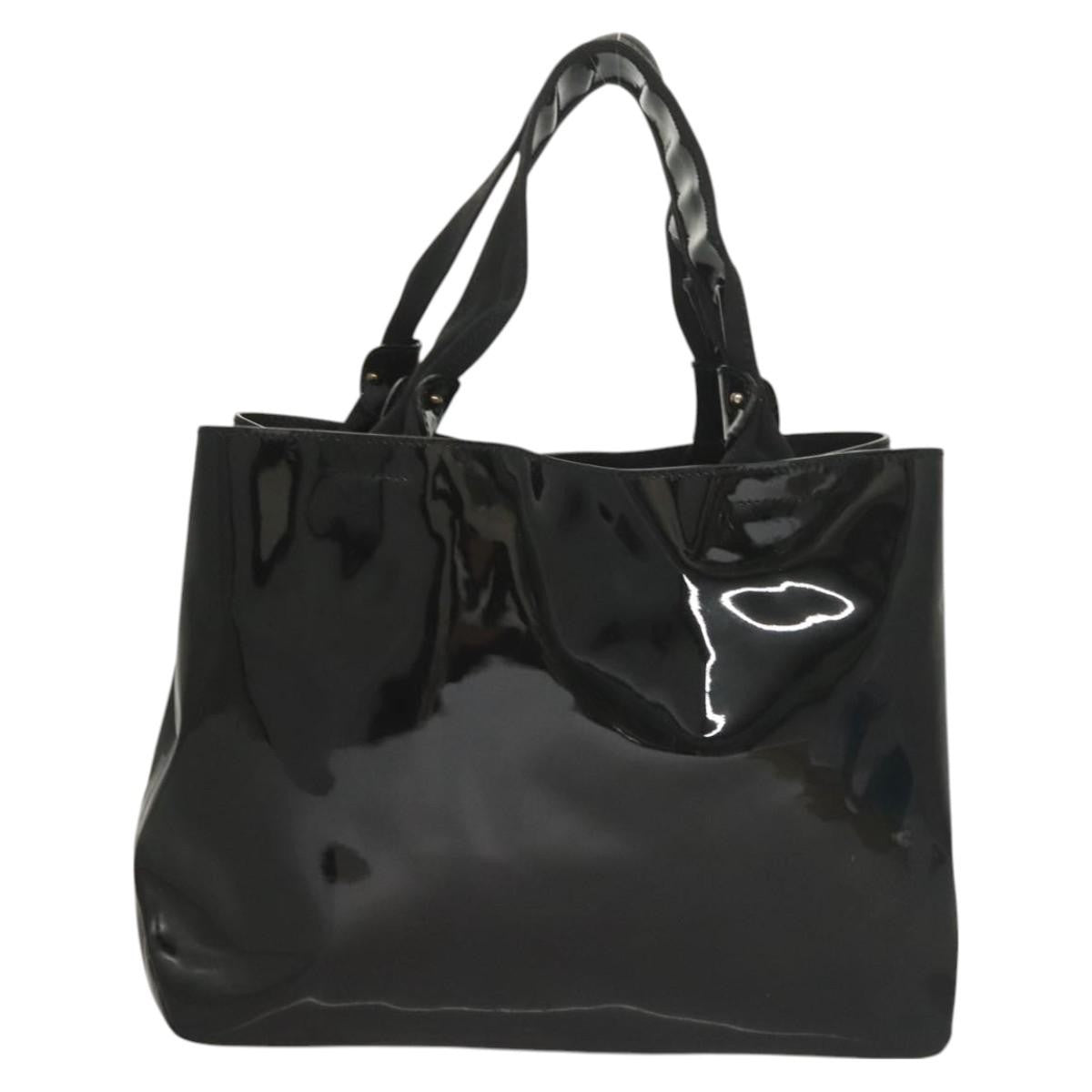 Salvatore Ferragamo Vala Handbag Patent leather, BLACK, PATENT_LEATHER, Handbag