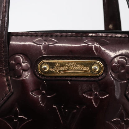 Louis Vuitton Wilshire Handbag Monogram Vernis, BURGUNDY, PATENT_LEATHER, Tote bag
