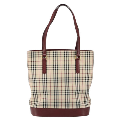 Burberry Nova Check Tote canvas check pattern, BEIGE, CANVAS, Tote bag