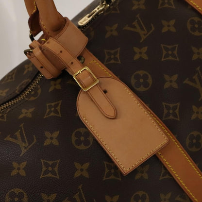 Louis Vuitton Keepall Bag Monogram Canvas, BROWN, CANVAS, Travel bag