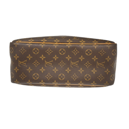 Louis Vuitton Deauville Handbag Monogram Canvas, BROWN, CANVAS, Handbag