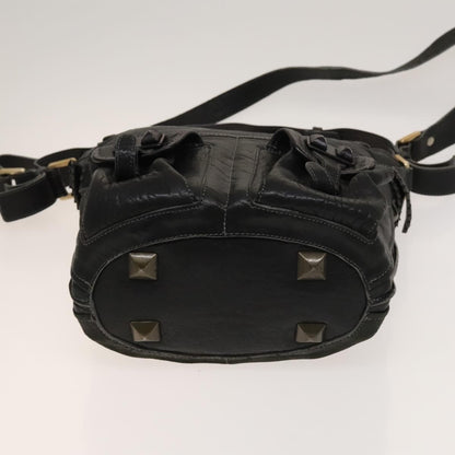 Chloe Vintage Shoulder Bag Leather, BLACK, LEATHER, Shoulder bag