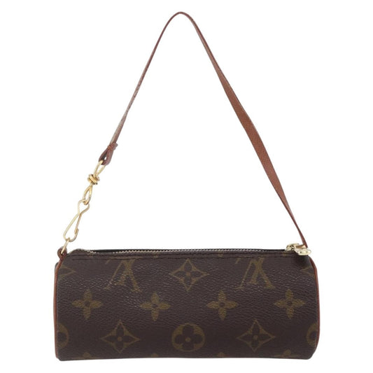 Louis Vuitton Papillon Pochette Monogram Canvas, BROWN, CANVAS, Clutche & pouche