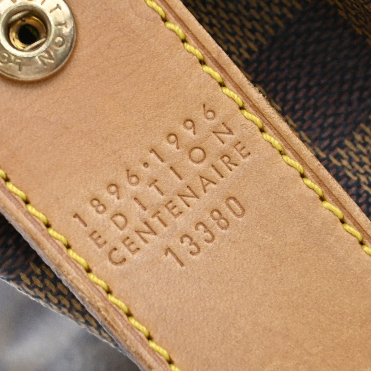 Louis Vuitton Chelsea Handbag Centenaire Damier, BROWN, CANVAS, Handbag