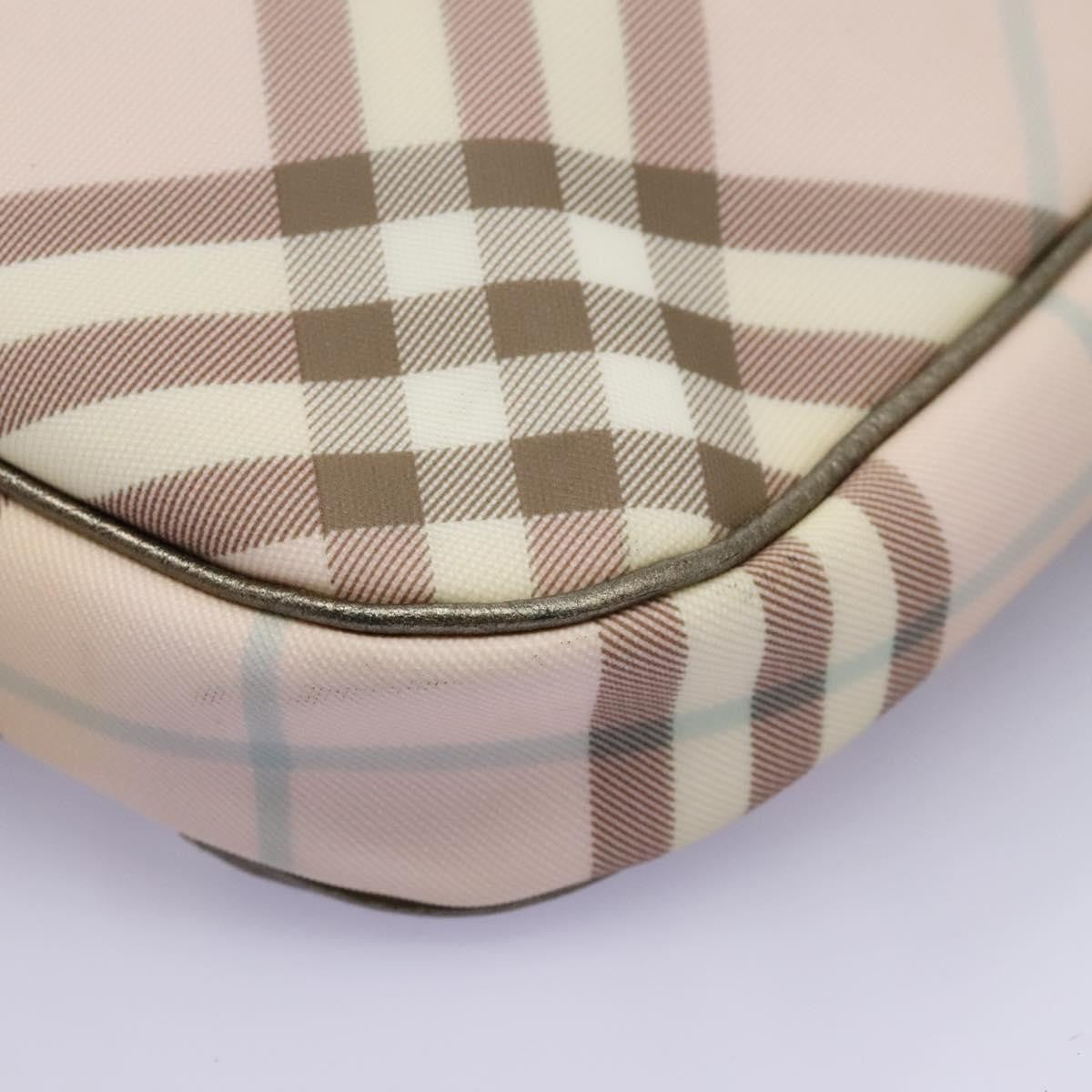 Burberry Nova Check Tote canvas check pattern, PINK, PVC, Tote bag