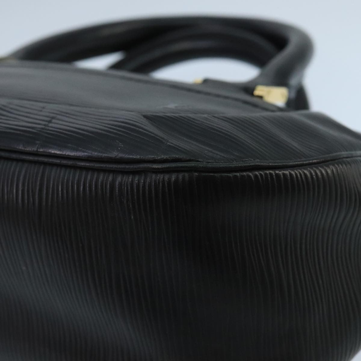 Louis Vuitton Dhanura Handbag Epi Leather, BLACK, LEATHER, Handbag