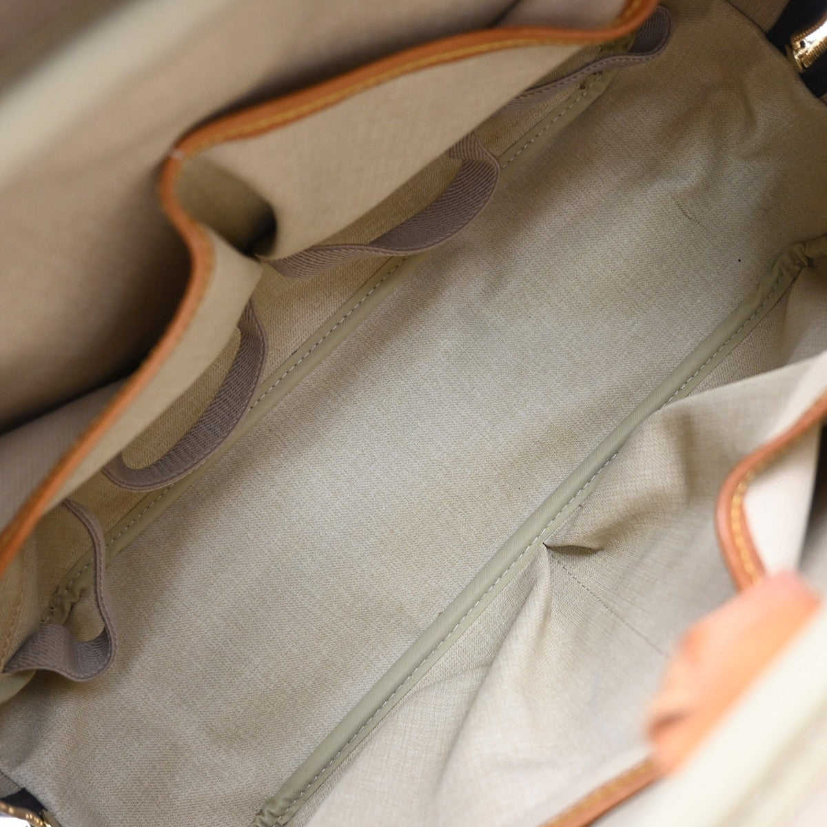 Louis Vuitton Deauville Handbag Monogram Canvas, BROWN, CANVAS, Handbag