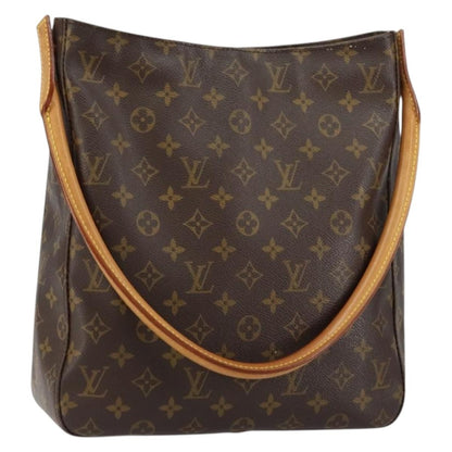 Louis Vuitton Looping Handbag Monogram Canvas, BROWN, CANVAS, Shoulder bag
