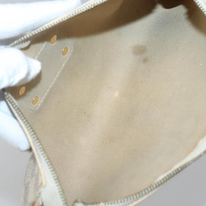 Louis Vuitton Eva Handbag Damier, WHITE, CANVAS, Shoulder bag