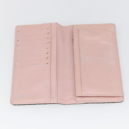 Chanel Vintage CC Bifold Wallet Leather, BLACK, LEATHER, Wallets