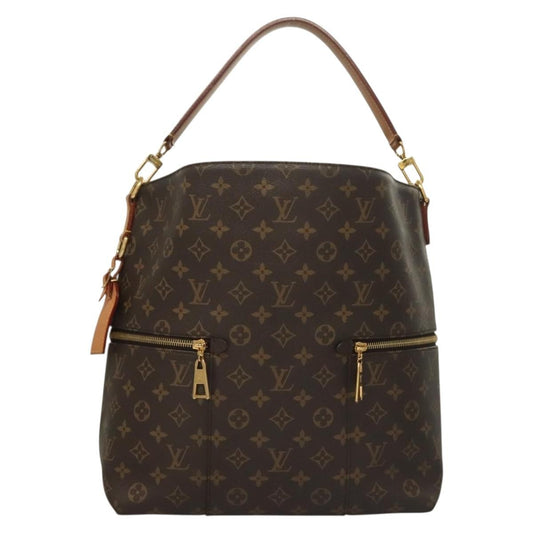 Louis Vuitton Melie Handbag Monogram Canvas, BROWN, CANVAS, Shoulder bag