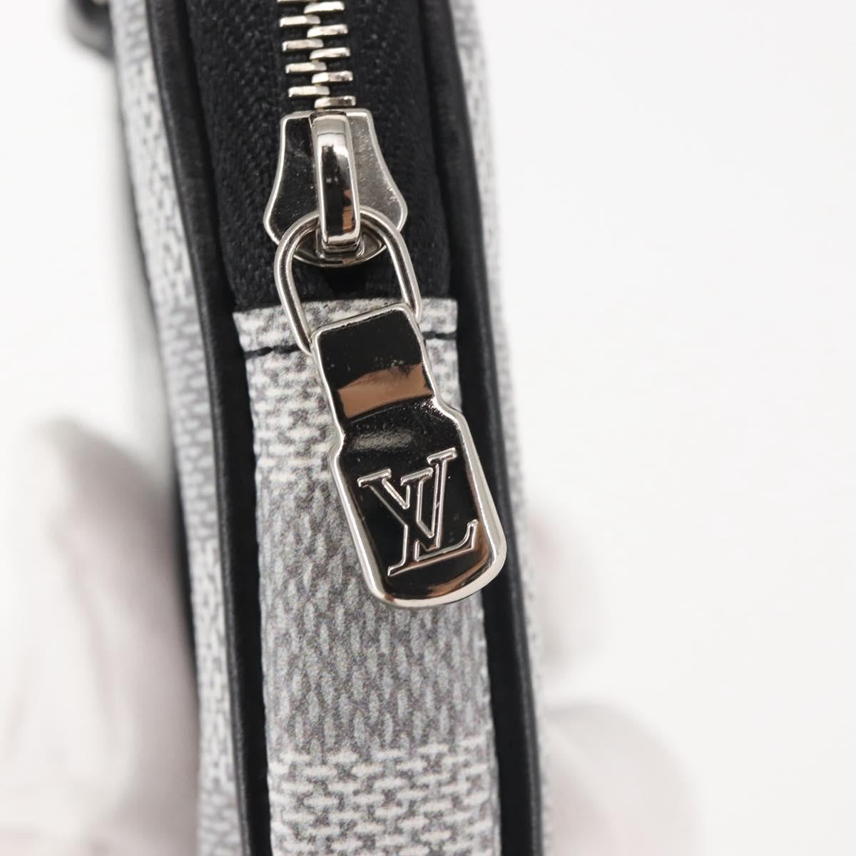 Louis Vuitton Modular Pouch Limited Edition Damier Graphite 3D, GRAY, CANVAS, Clutche & pouche