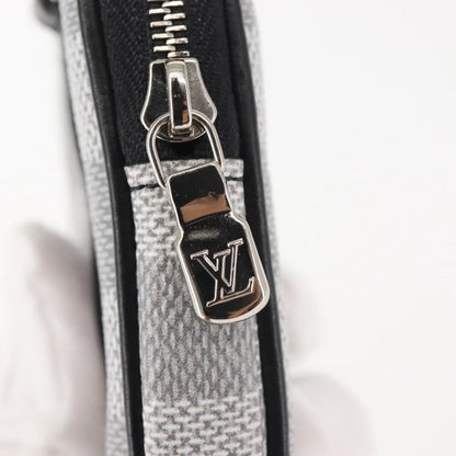 Louis Vuitton Modular Pouch Limited Edition Damier Graphite 3D, GRAY, CANVAS, Clutche & pouche
