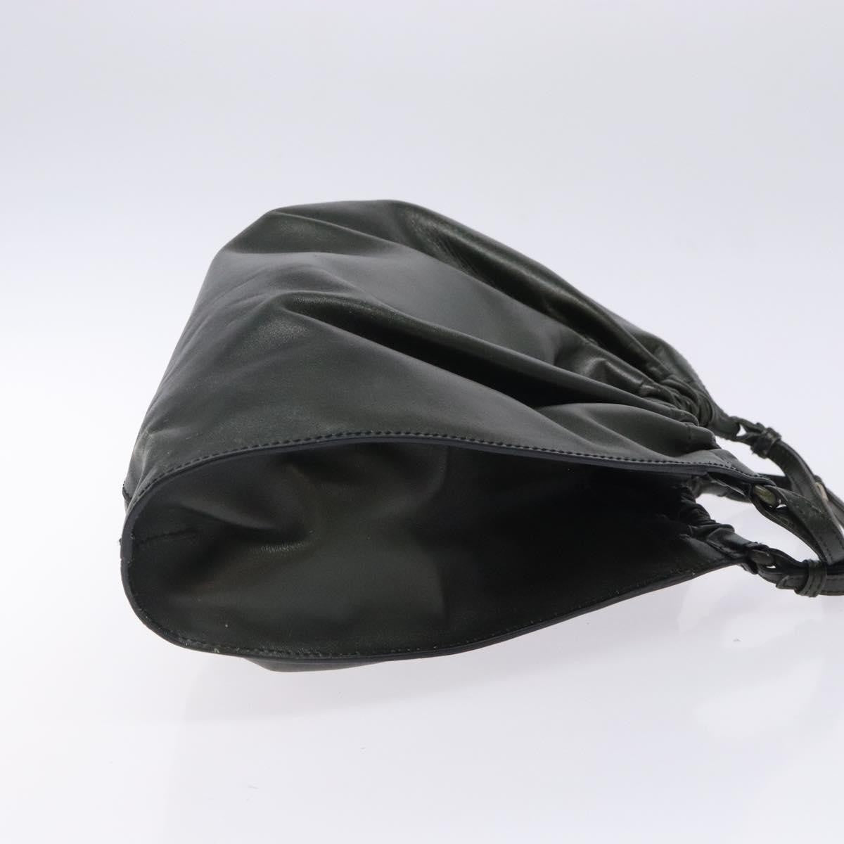 Gucci Vintage Handbag Leather, KHAKI, LEATHER, Handbag