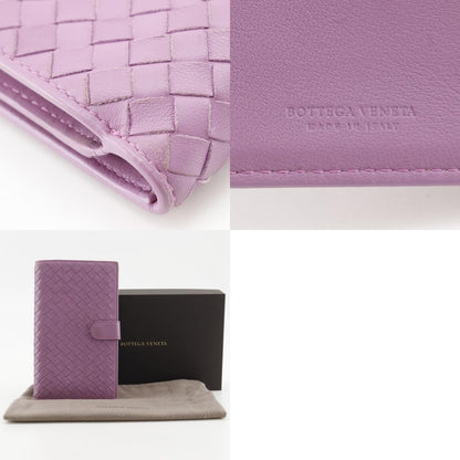 Bottega Veneta Bifold Wallet Intrecciato Nappa, Pink, Leather, Wallet