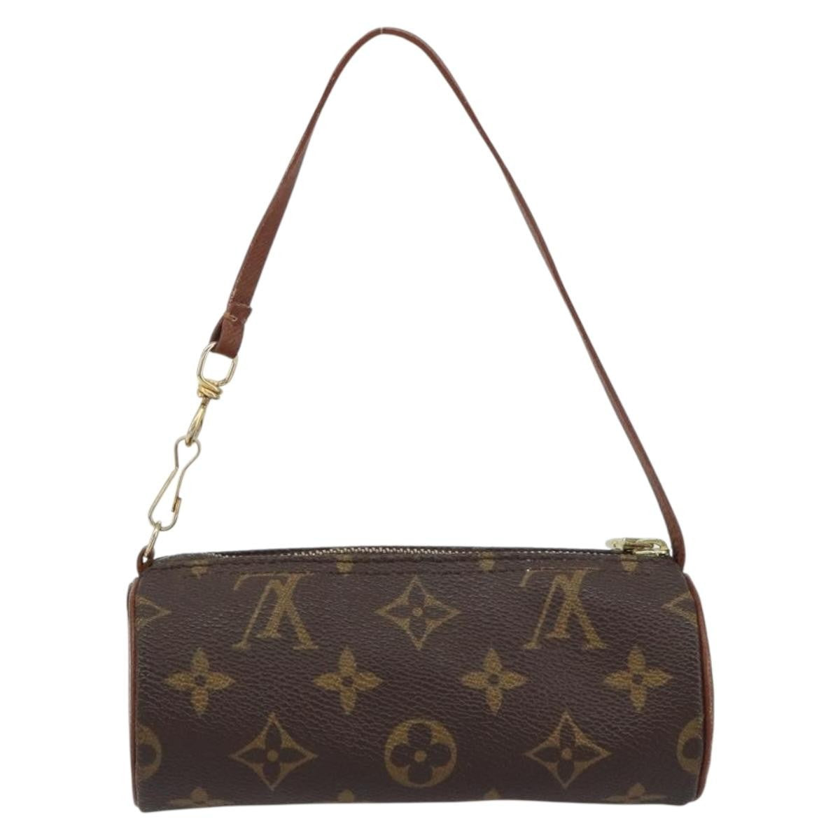 Louis Vuitton Papillon Pochette Monogram Canvas, BROWN, CANVAS, Clutche & pouche