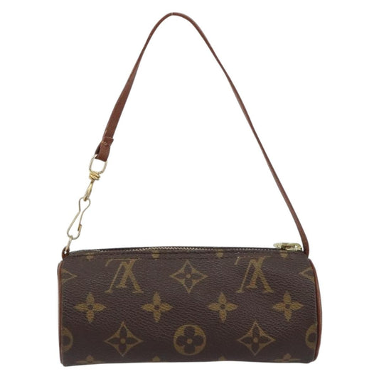 Louis Vuitton Papillon Pochette Monogram Canvas, BROWN, CANVAS, Clutche & pouche