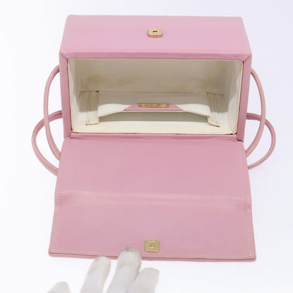 Fendi Classic Box Bag Leather, PINK, LEATHER, Handbag